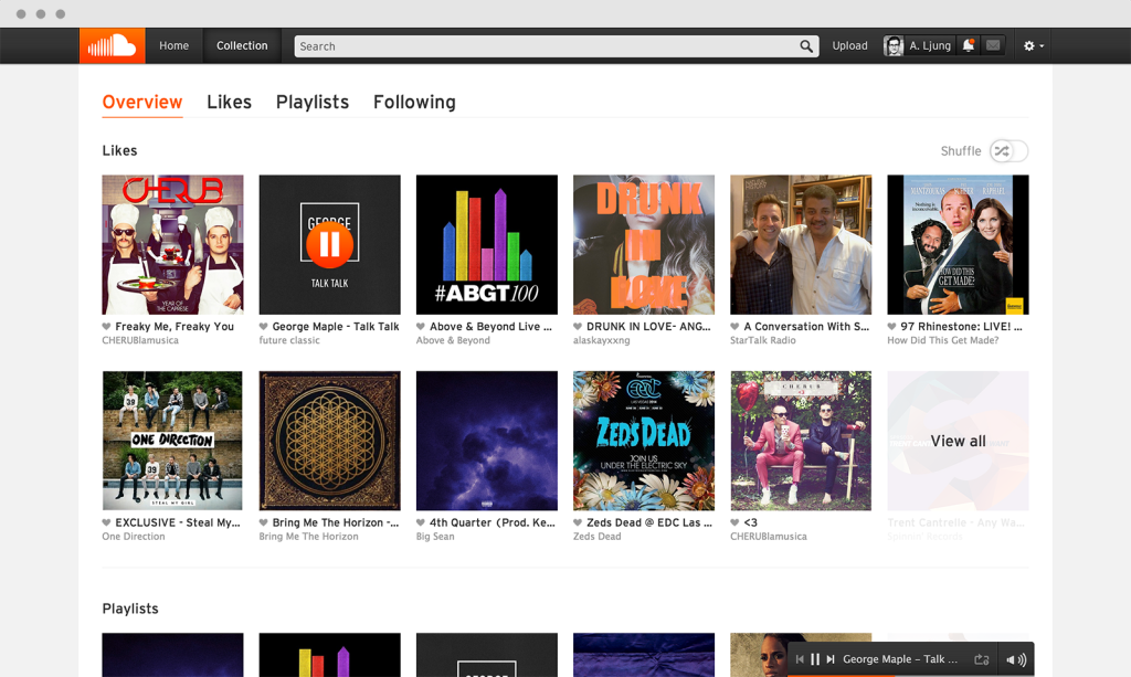 SoundCloud introduces ‘Collection,’ a dashboard for following artists and listening to your ...