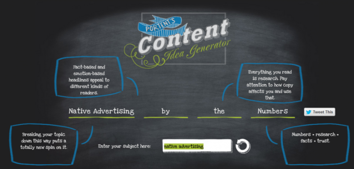 portent title maker 800x383 730x349 39 blogging tools to help you work faster, better and land more readers