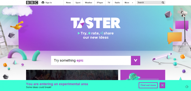 BBC launches ‘Taster’ to showcase its new digital ideas and get feedback