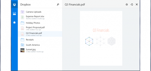 Dropbox Windows tablet