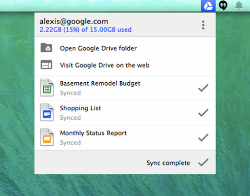 Google updates Drive app for Mac and PC with upload status and bandwidth limiter
