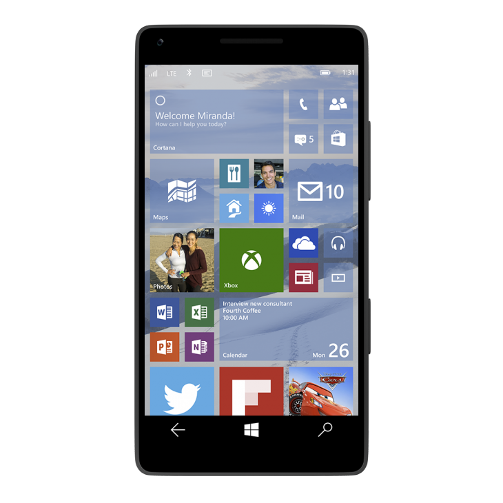 Microsoft Windows 10 para moviles
