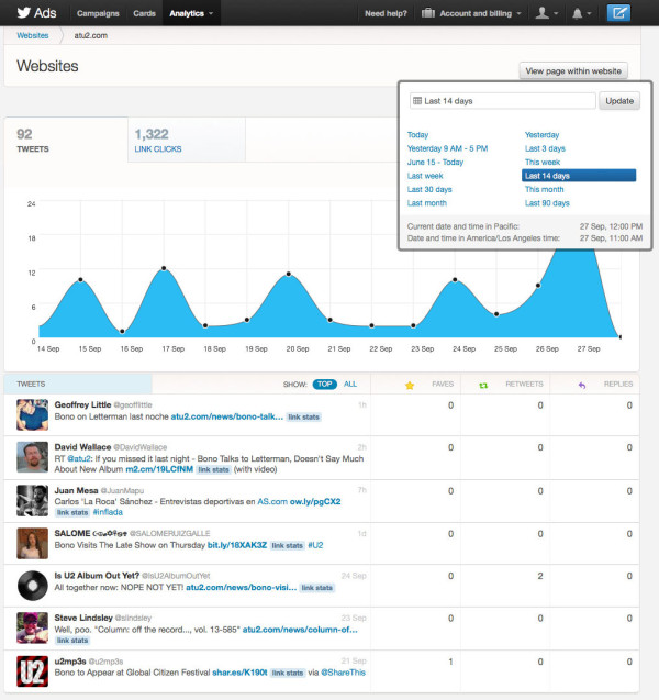 photo of Twitter quietly kills its Website Analytics tool, pushing site owners to use Cards image