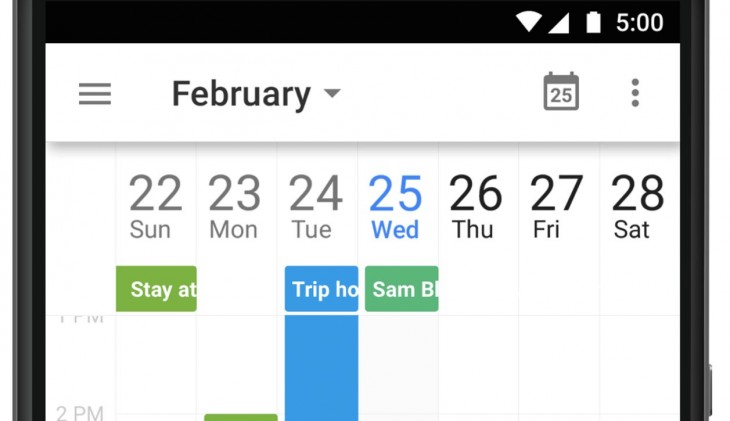 Google updates Android Calendar app with 7-day week view, Drive integration and more