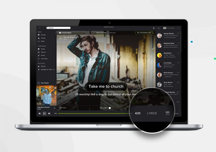 Spotify desktop update brings Musixmatch integration for full song lyrics