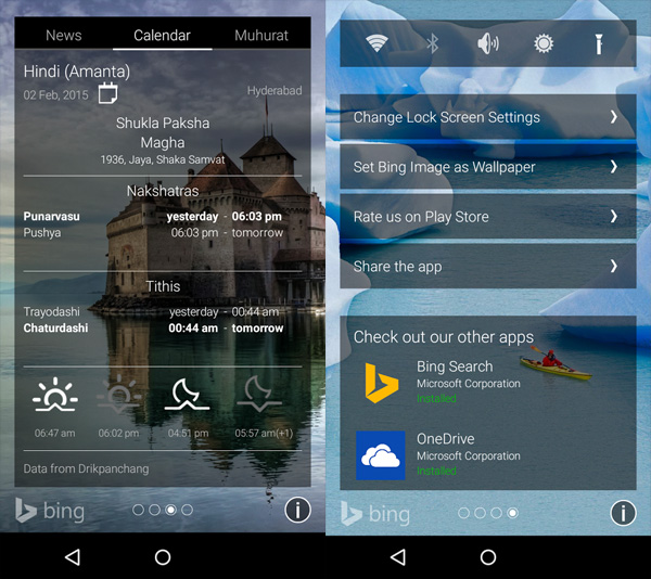 Picturesque adds a bunch of useful widgets and information on your lock screen