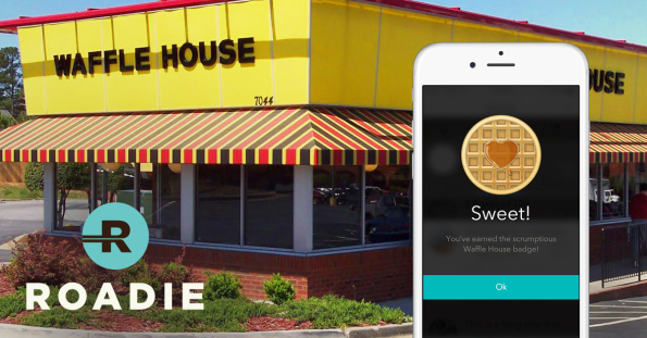 This company wants you to deliver other people’s packages and get free waffles