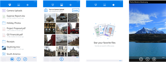 Dropbox for Windows Phone update adds shared folders