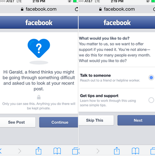 Screen Shot 2015 02 26 at 10.18.01 Facebook is adding a new feature to help with suicide prevention in the US