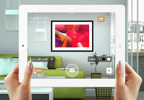 Curioos augmented reality art market lets you view prospective purchases on your own wall