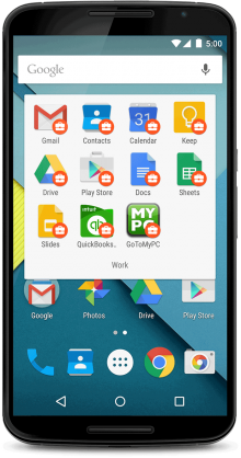 gfw device ui 2x 220x418 Google launches Android for Work as it tries to integrate itself deeper into the business world