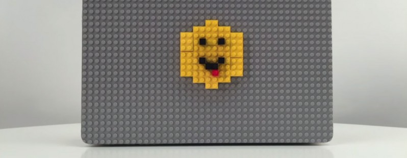 picture of This MacBook case lets you dress up your laptop with LEGO bricks