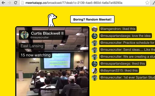 photo of Unofficial Meerkat Chrome extension brings portrait support and comments to the Web image
