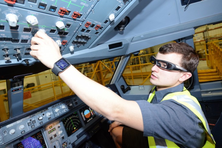 Virgin Atlantic’s engineers are trialling Sony’s smartglasses and smartwatches