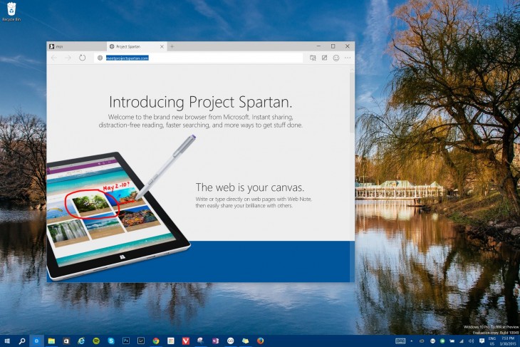 Spartan 2 730x487 Hands on with Project Spartan, Microsofts Internet Explorer replacement