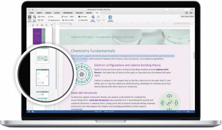 Word 730x427 Microsoft releases Office for Mac 2016 Preview with Retina graphics and cloud integration