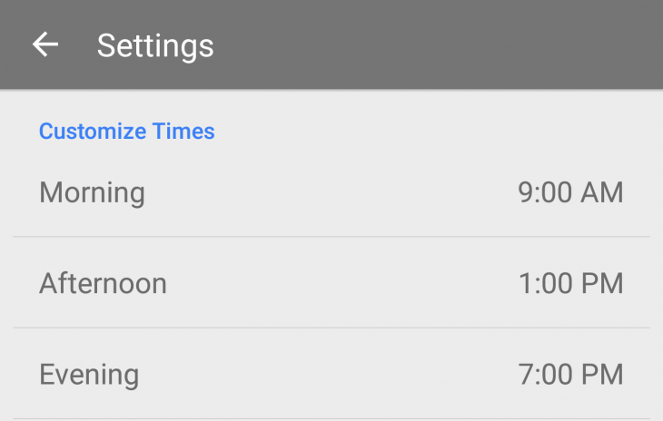 snoozesetting 730x464 Googles Inbox email app adds support for custom Snooze times