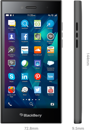 photo of BlackBerry unveils its mid-range 4G all-touch Leap smartphone image