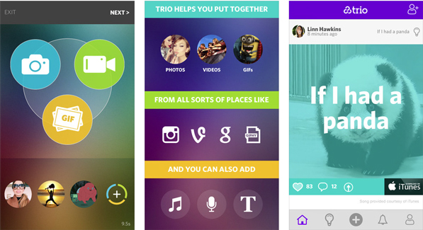 Trio sparks creativity with easy multimedia collages