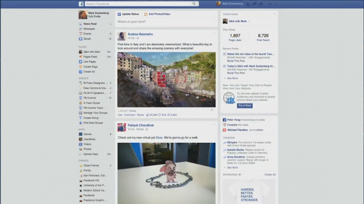 zuckf8 2 730x410 Facebook will soon start supporting spherical videos in the News Feed and Oculus