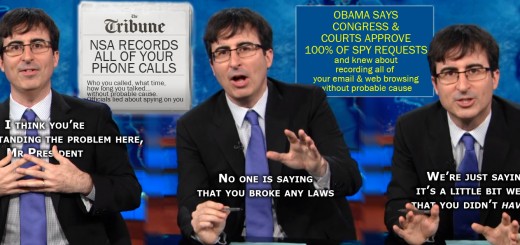 John Oliver on the NSA Recording Your Phone and E-Mail