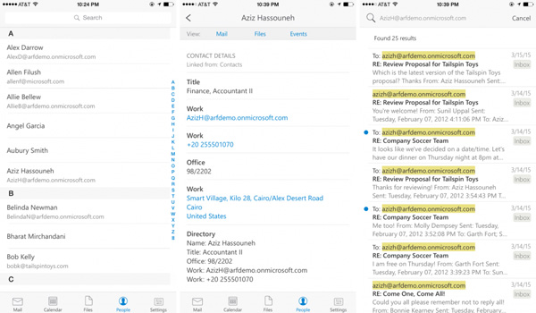 Address book Microsoft updates Outlook for iOS and Android with a new address book and calendar improvements