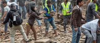 <> on April 25, 2015 in Kathmandu, Nepal.