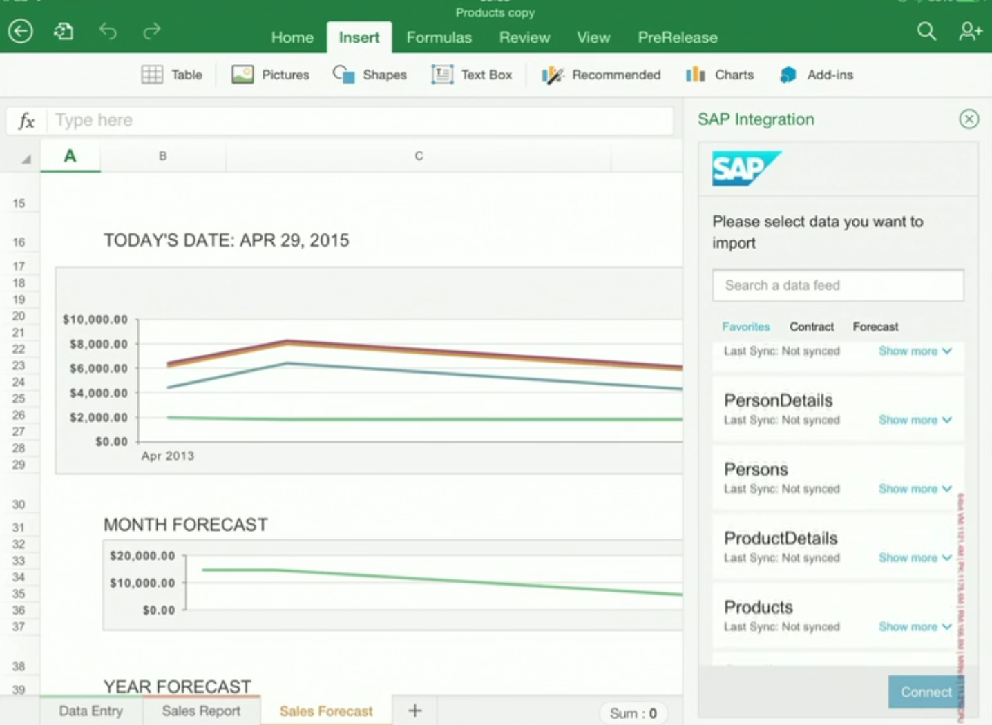 Screen Shot 2015 04 29 at 6.56.09 pm Microsoft shows off cross platform integrations for Office 2016
