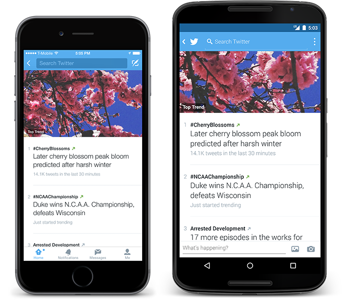 Twitter kills the #Discover tab, replaces it with ‘Tailored Trends’ under the search page ...