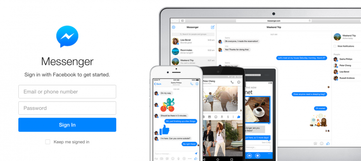 Facebook launches Messenger for the Web with a standalone browser version