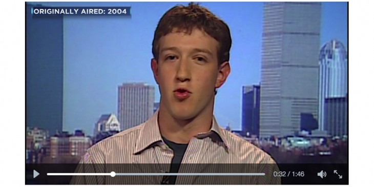 A young Mark Zuckerberg talks about some social network