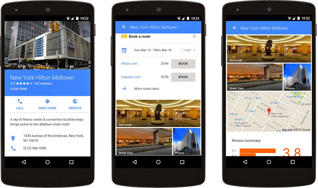 Google revamps AdWords with a focus on interactive mobile ads Hilton detail view mobile 1 Google revamps AdWords with a focus on interactive mobile ads