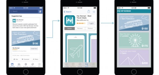 facebook inapp install landing page