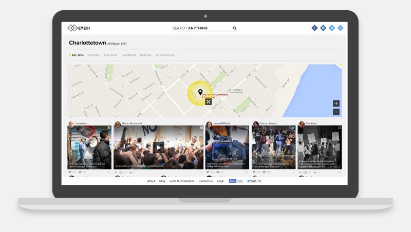 EyeIn location-based search