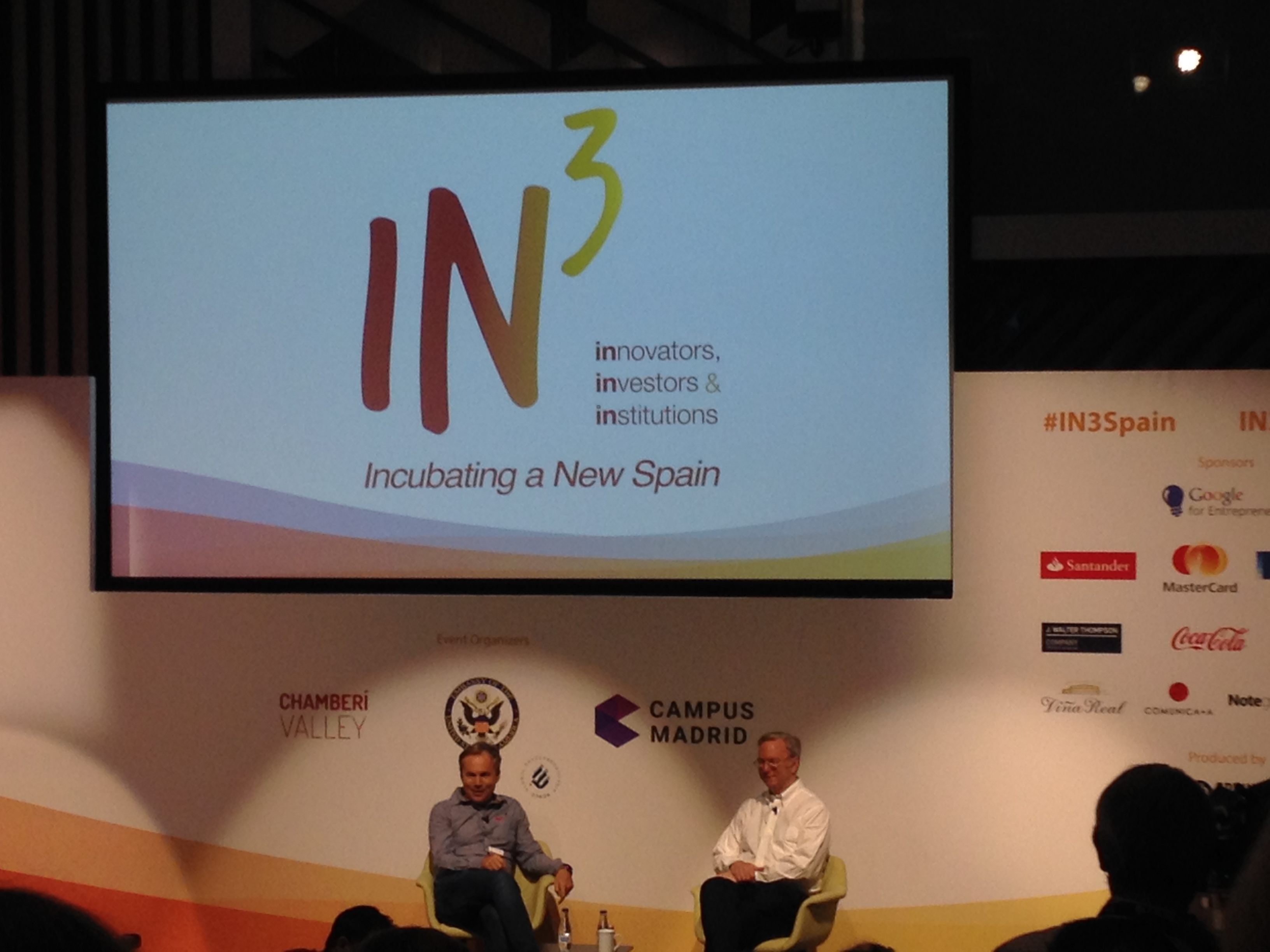 in3spain google campus madrid martin varsavsky eric schmidt