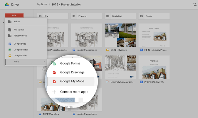 Google now lets you create and share custom maps from Drive
