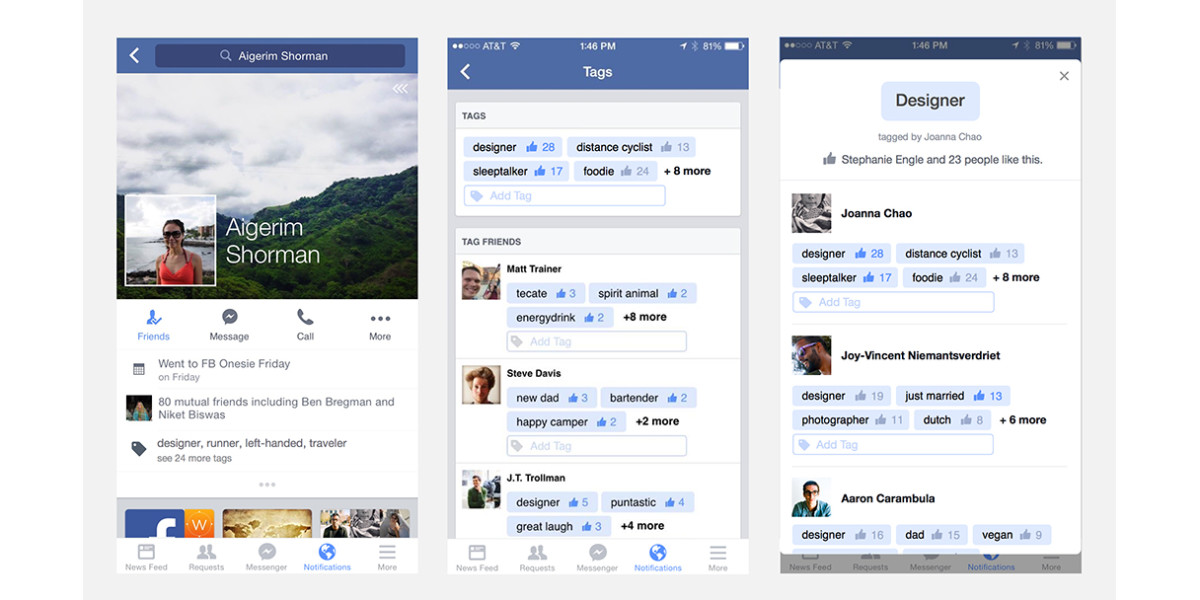 Facebook is testing new tags for your profile page