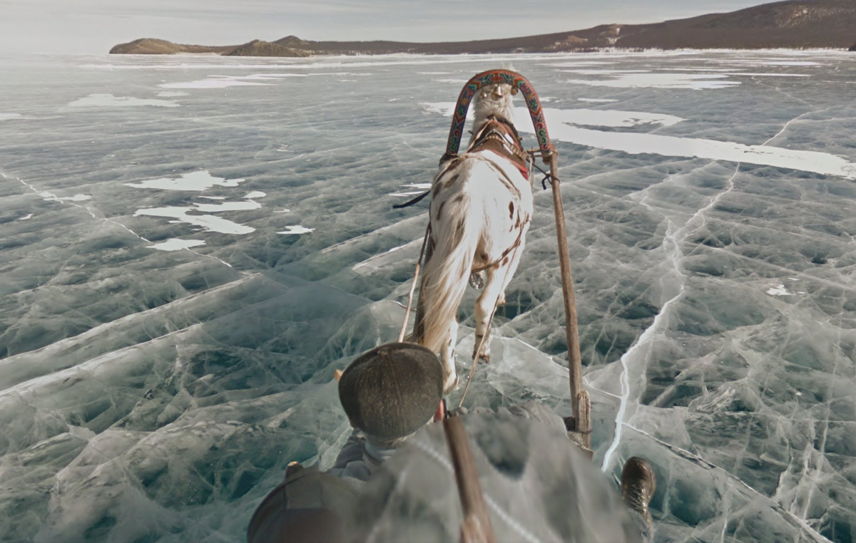 Google Street View now takes you to a frozen lake with giant ice sculptures