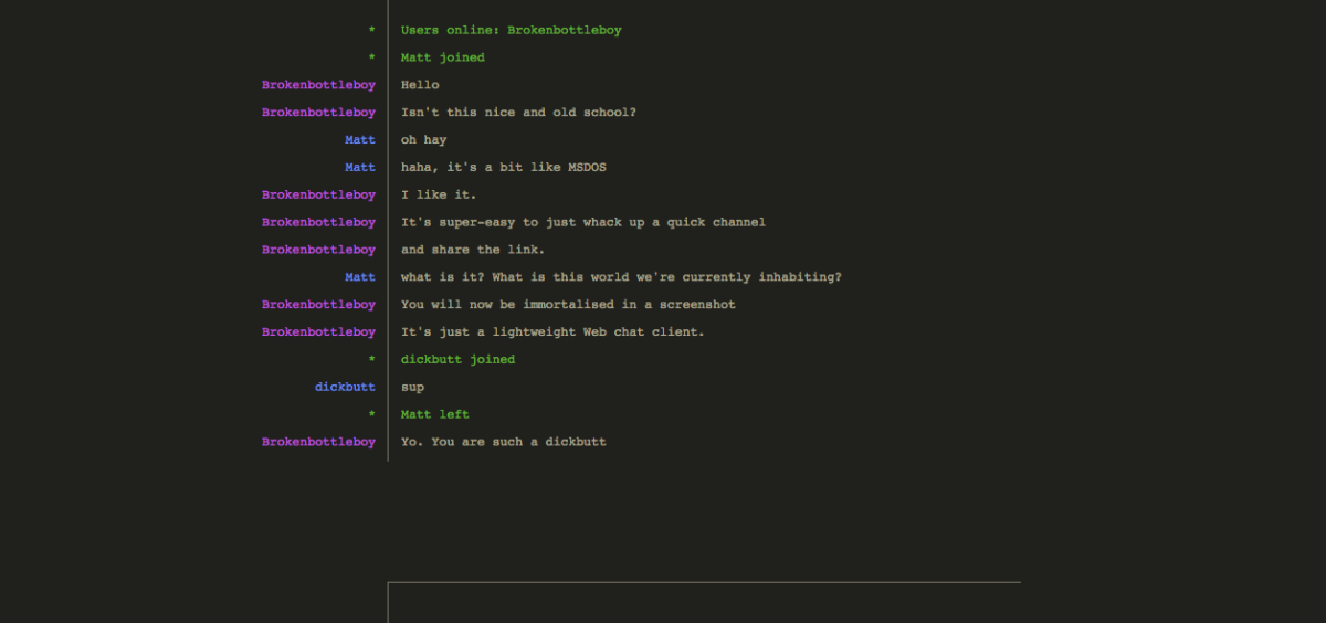 Here’s a brilliant way to create instant chatrooms that disappear when you’re done