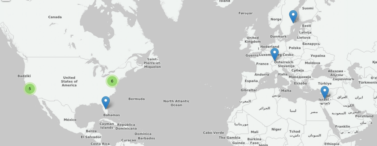 Meerkat Map uses app’s API to show streams around the world