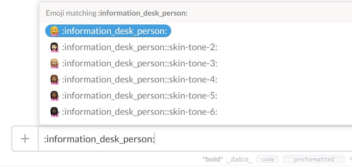 Slack now supports multi-racial emoji