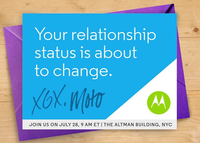Motorola wants to ‘change your relationship status’ in teaser for July 28th event