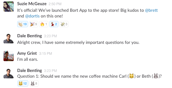 Slack invents emoji favs: A whole new way to say what you think ???