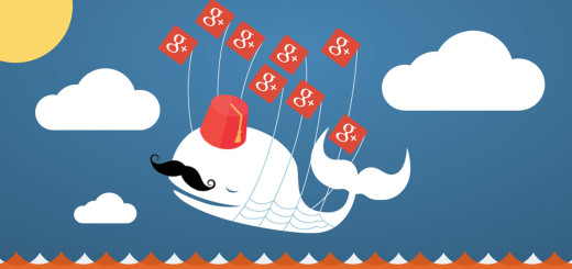 The Fail Whale in a beautiful Google + Twitter dream by @napilopez