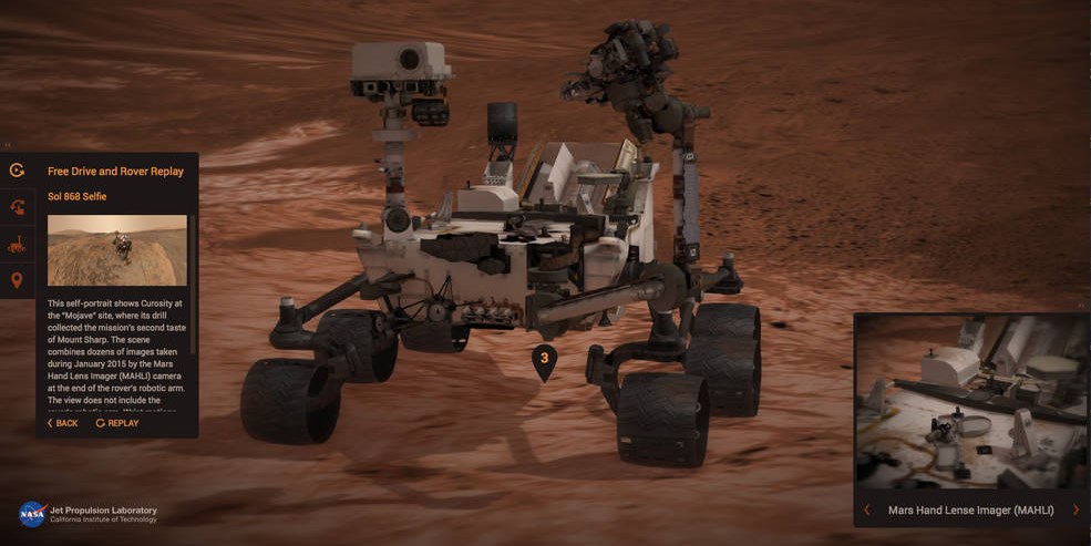 NASA Experience Curiosity