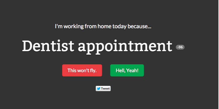 Here are the best excuses to ‘work from home’ according to the internet crowd