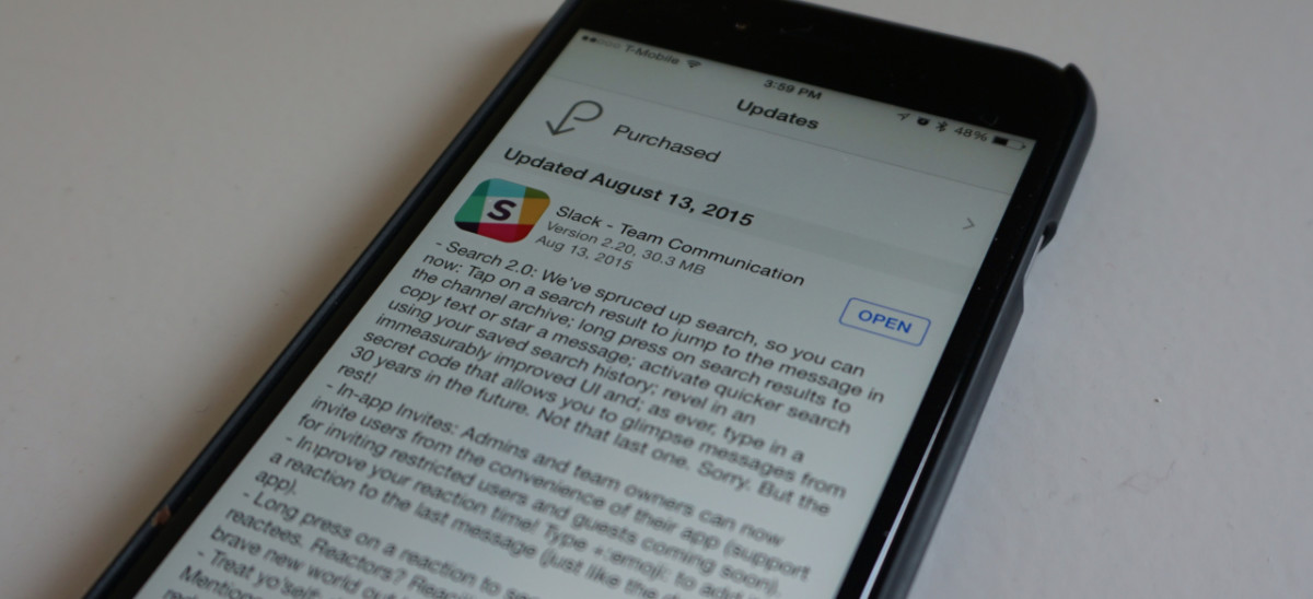 Slack for iOS updated with new search features and a ton of bug fixes