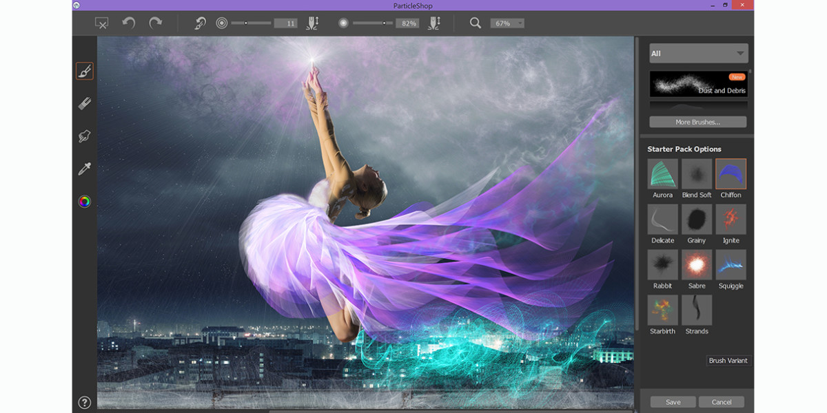 Corel debuts ParticleShop brush plug-in for Photoshop, featuring dynamic special effects