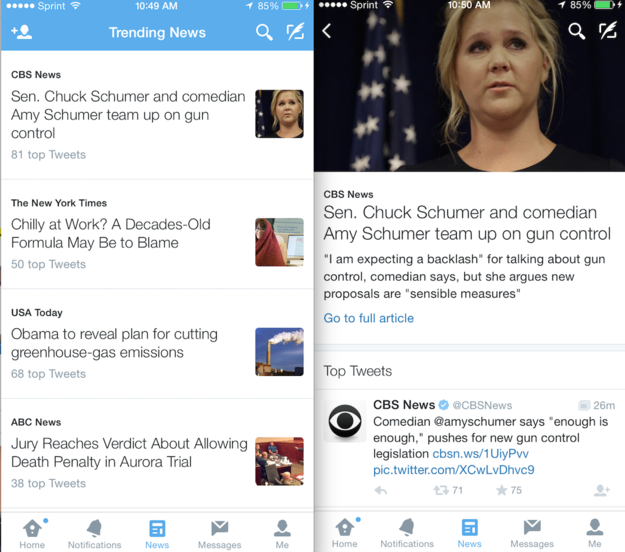 Twitter tests News Tab to make scanning headlines easier