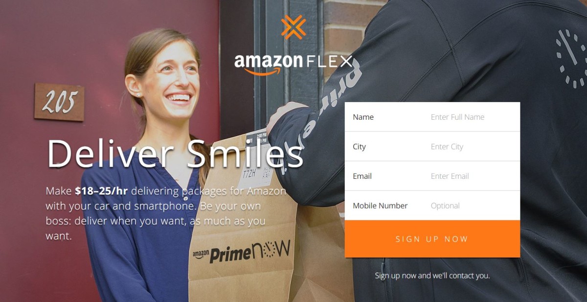 Amazon now lets you earn money by delivering packages